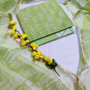 Kota Doriya Suit Set with Cotton Bottom & Dupatta