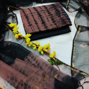 Kota Doriya Suit Set with Cotton Bottom & Dupatta