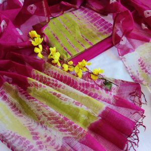 Kota Doriya Suit Set with Cotton Bottom & Dupatta