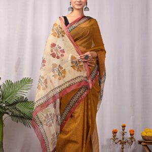 Bagru print kota saree