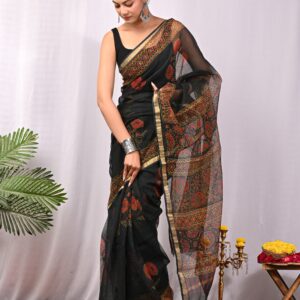 Bagru print kota saree