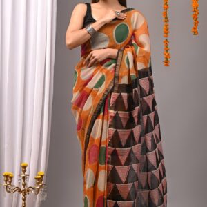 Bagru print kota saree