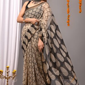 Bagru print kota saree