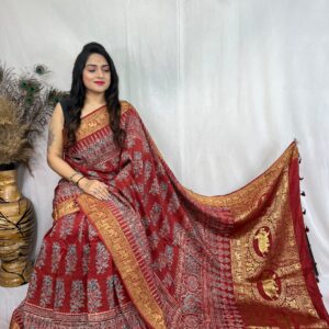 Premium dola silk saree