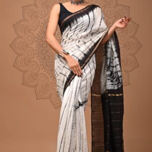 Chanderi sarees Traditional collection Hand block printed