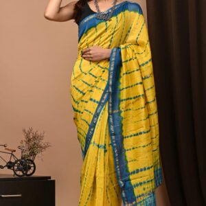 Chanderi sarees Traditional collection Hand block printed