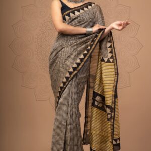 Chanderi sarees Traditional collection Hand block printed