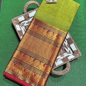 PURE HANDWOVEN TRADITIONAL SOFT NARAYANPETH Mayuri