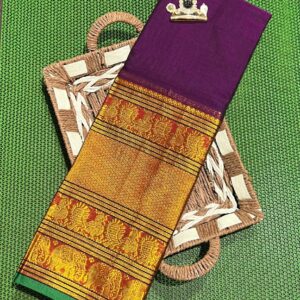 PURE HANDWOVEN TRADITIONAL SOFT NARAYANPETH Mayuri