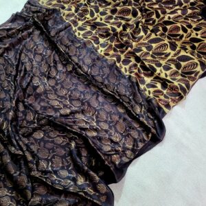 Ajrakh vanaspati Pure Modal Silk Saree
