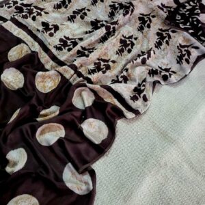Ajrakh vanaspati Pure Modal Silk Saree