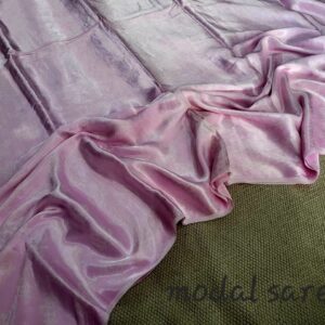 Ajrakh vanaspati Pure Modal Silk Saree