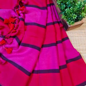 Pure 120 count mul cotton saree without blouse piece