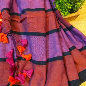 Pure 120 count mul cotton saree without blouse piece