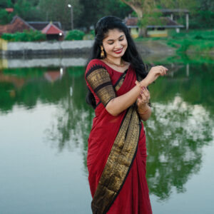 Premium Kanchi cotton Saree with blouse