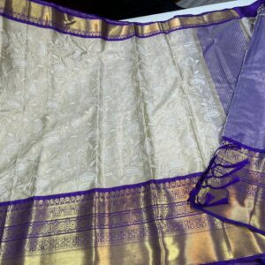 Classic semi banarasi tissue silk weave Saree