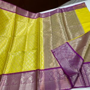 Premium Soft Semi-Kanchi Brocade Saree