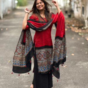 Pure Modal 2-Piece Unstitched Salwar Set