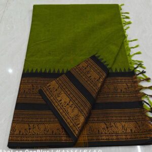 Premium Kanchi cotton Saree with blouse