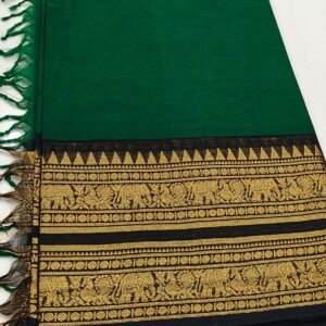 Premium Kanchi cotton Saree with blouse