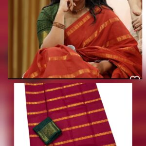 Rajisha Mayil Velthari Sungudi Saree