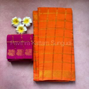 Pavithra kattam sungudi saree