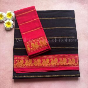 Premium Velthari Sungudi Cotton Saree