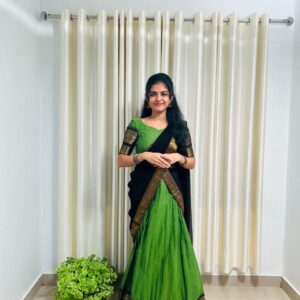 Classic Kanchi Cotton Dhavani Set