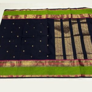 Kanchi Cotton Saree with Grand Zari Pallu