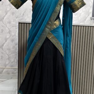 Classic Kanchi Cotton Dhavani Set