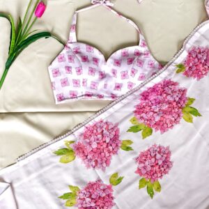 Beautiful Premium Viscose Georgette Saree