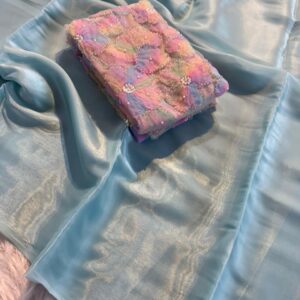 Soft Fandy Satin Silk Saree