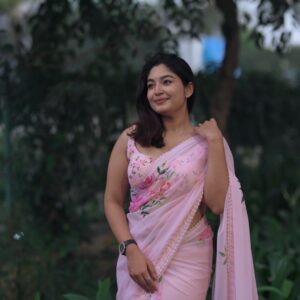 Beautiful Premium Viscose Georgette Saree