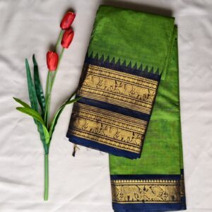 Premium Kanchi cotton Saree with blouse