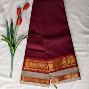 Premium Kanchi cotton Saree with blouse