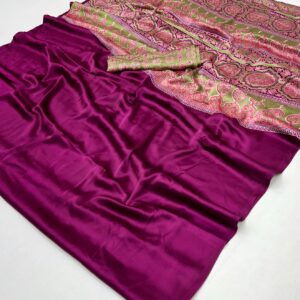 Semi Gaji Mix Semi Modal Silk Saree