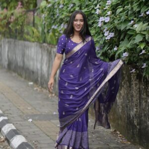 Pure Viscose Georgette Saree