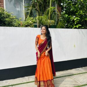 Classic Kanchi Cotton Dhavani Set