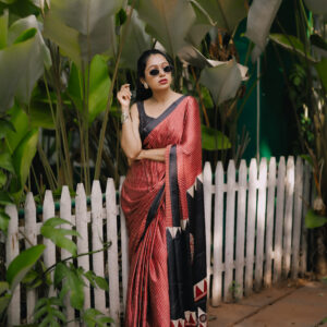Semi Gaji Mix Semi Modal Silk Saree