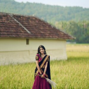 Classic Kanchi Cotton Dhavani Set