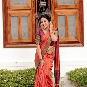 Premium Semi Banarasi Cotton-Silk Saree
