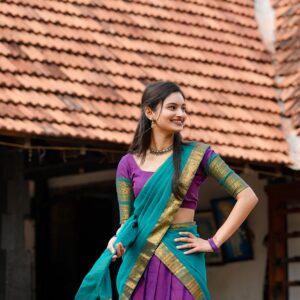 Classic Kanchi Cotton Dhavani Set