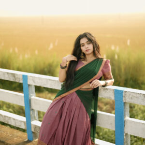 Classic Kanchi Cotton Dhavani Set