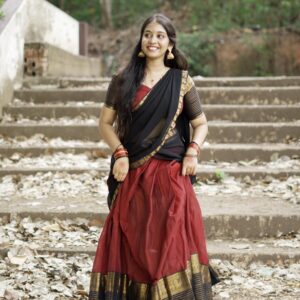Classic Kanchi Cotton Dhavani Set