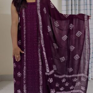 Viscose Georgette 3-Piece Set