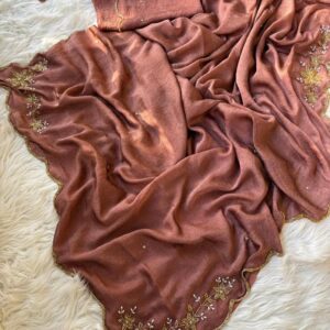 Heavy Rangoli Crush Saree