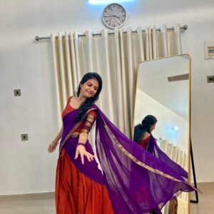 Premium Kanchi Cotton Dhawani Set | Timeless Traditional Elegance
