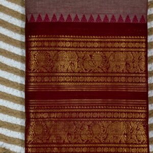 Kanchi Cotton Saree with Blouse Piece