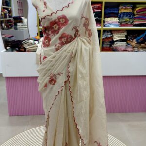 🌼🌸 Onam Special Tissue Soft Organza Saree 🌸🌼