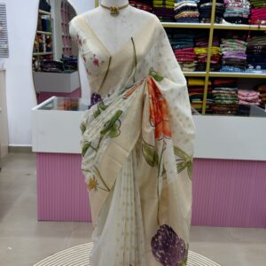 ✨ Beautiful Tissue-Mix Kerala Saree ✨